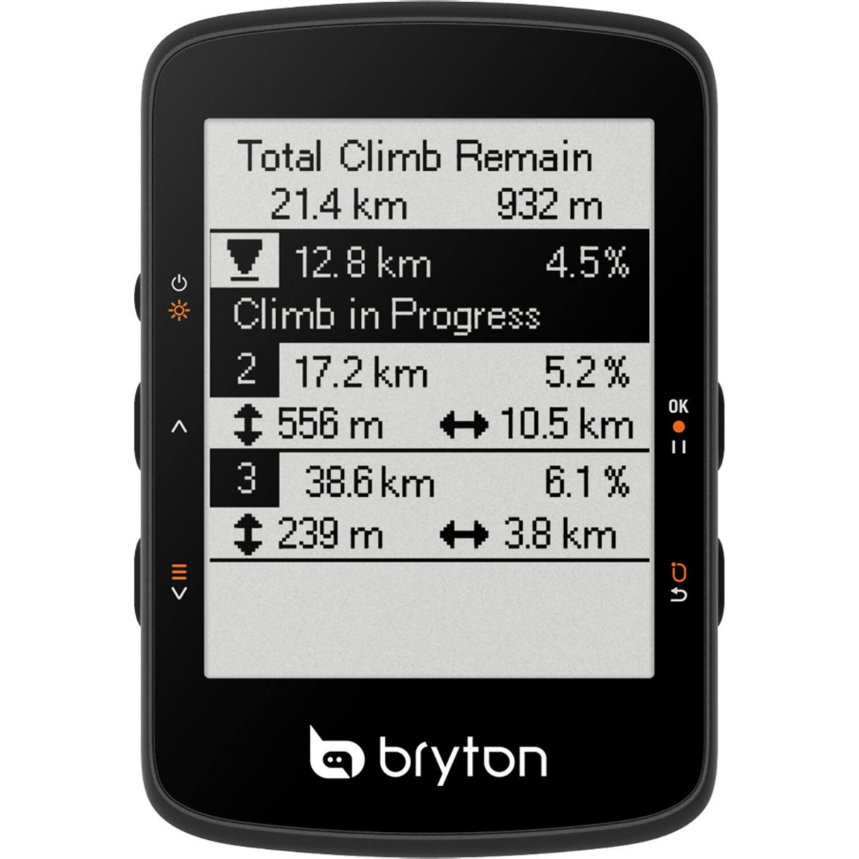 Bryton - rider 460 e fietscomputer gps