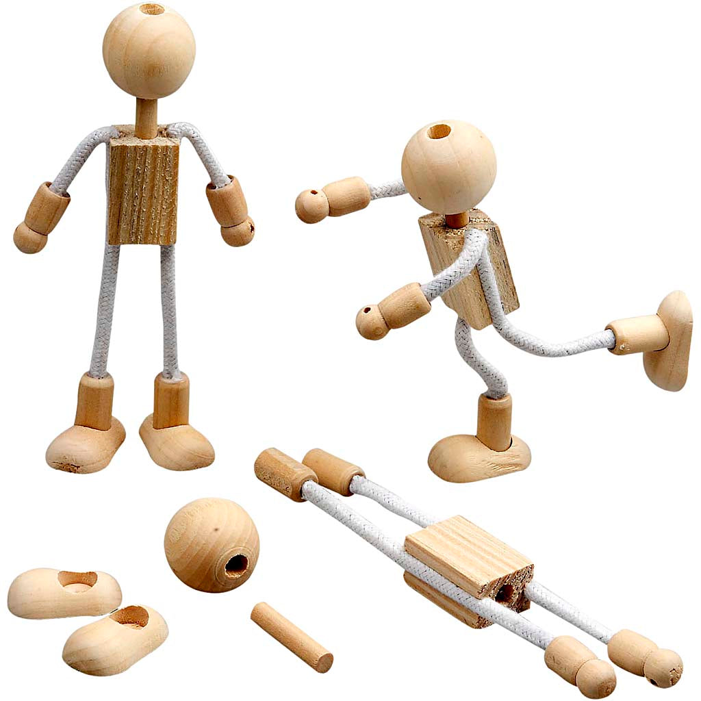 Creativ company flexi figuur, h: 12 cm, 4 set 1 doos