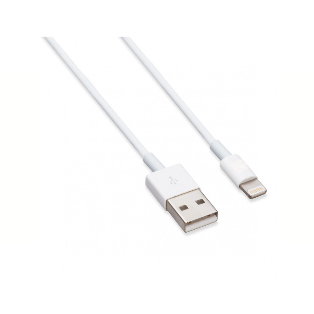Iphone lightning kabel, wit 2.00m