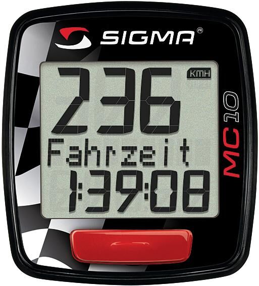 Sigma mc10 motorbike computer draad max speed 399 km u 01013