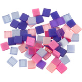 Creativ company mini mozaiek, afm 5x5 mm, dikte 2 mm, paars donkerpaars, 25 gr 1 doos