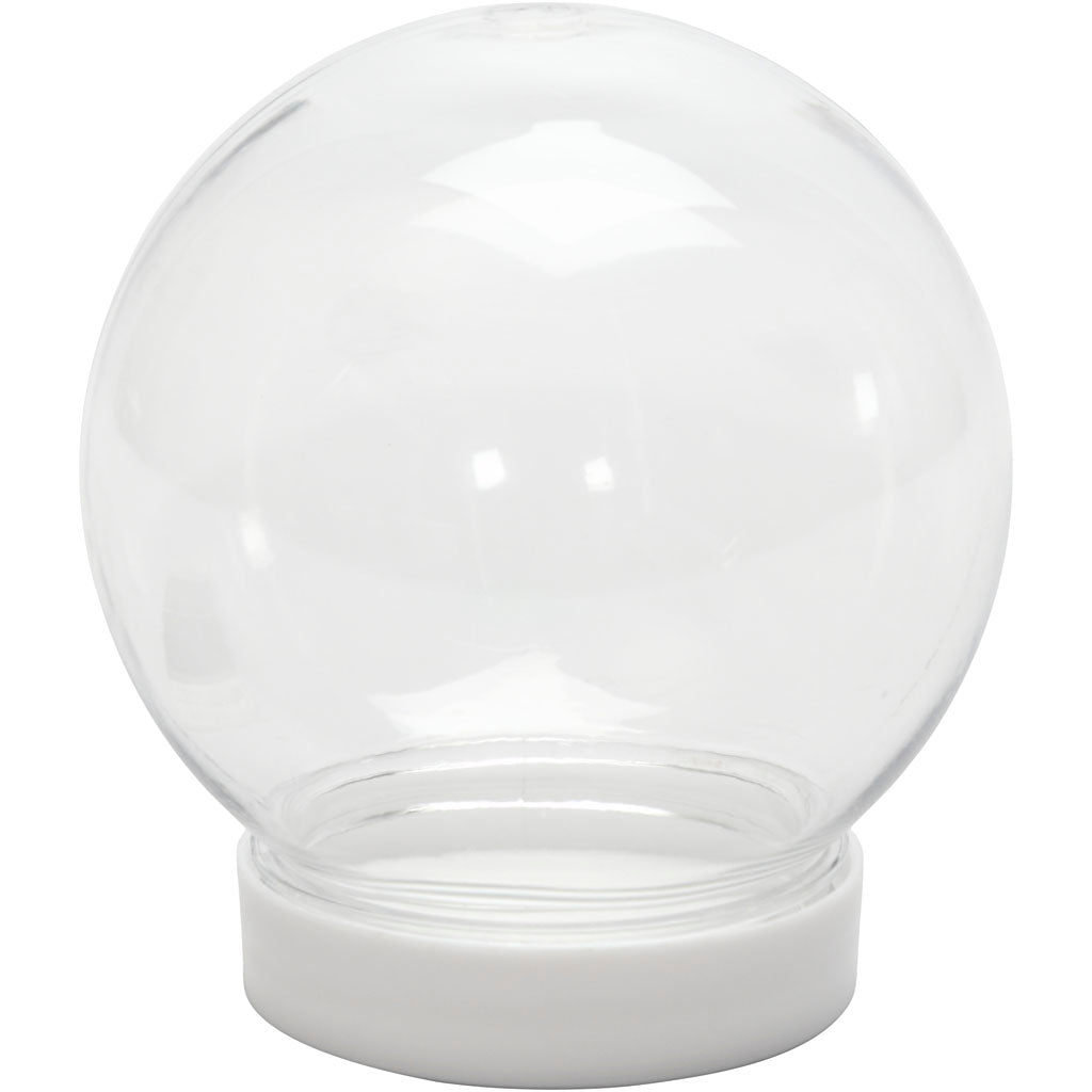 Creativ company sneeuwbol, h: 8,5 cm, d 8 cm, gatgrootte 4,7 cm, 1 stuk
