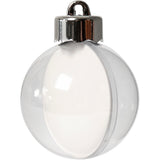 Creativ company decoballen, d 5 cm, transparant, 10 stuk 1 doos