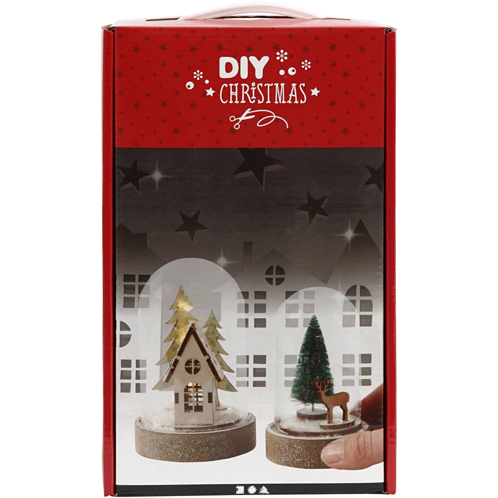 Creativ company set voor stolpen, h: 10+12,5 cm, 1 doos