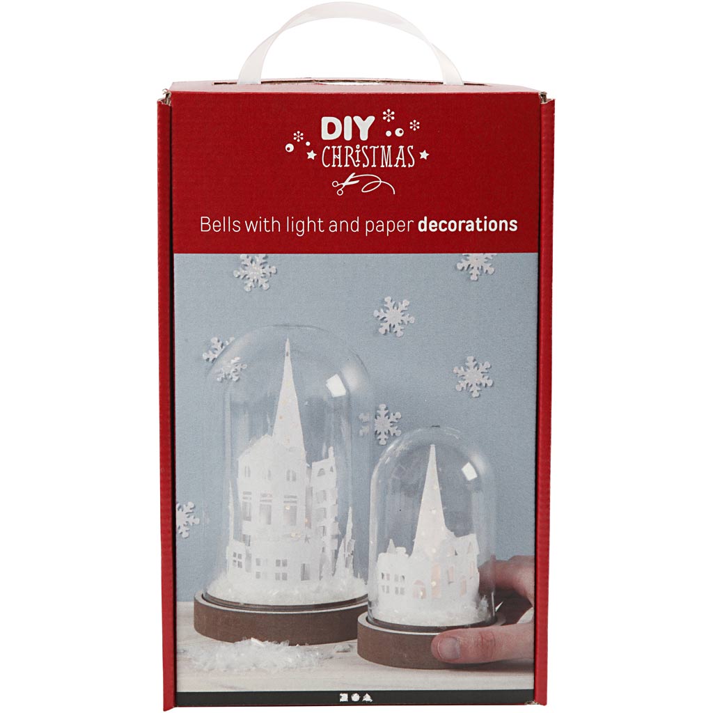 Creativ company set voor stolpen, h: 12,5+18 cm, 2 stuk 1 doos