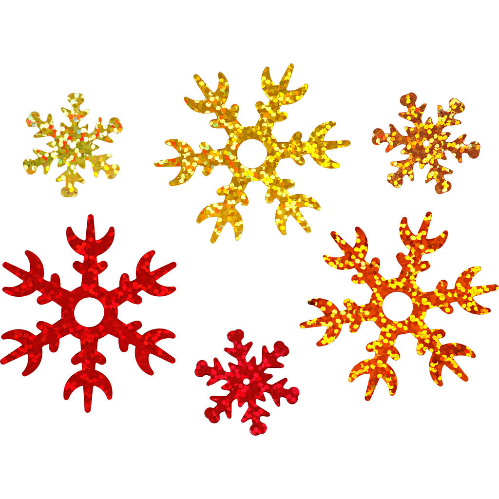 Creativ company pailletten, afm 25+45 mm, koper, goud, rood, 30 gr 1 doos
