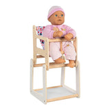 Goki houten poppenstoel met tafel 2in1