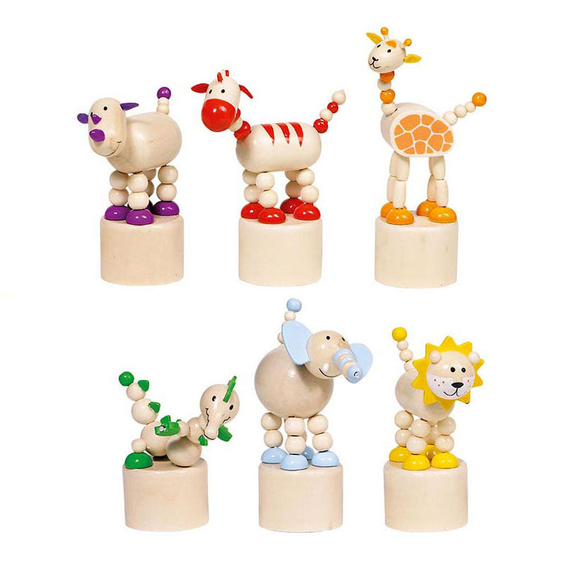 Goki druk en schud wilde dieren figuur