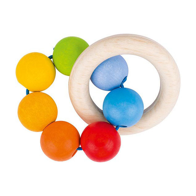 Goki houten grijppring regenboog