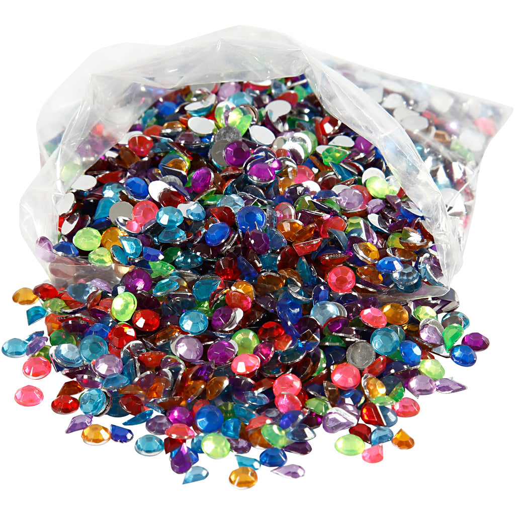 Creativ company strasstenen, afm 5 mm, 3000 stuk 1 doos