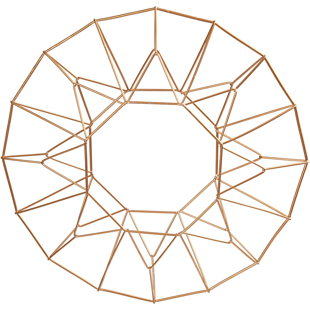 Creativ company hangende bal, ring, d 28 cm, brons, 1 stuk
