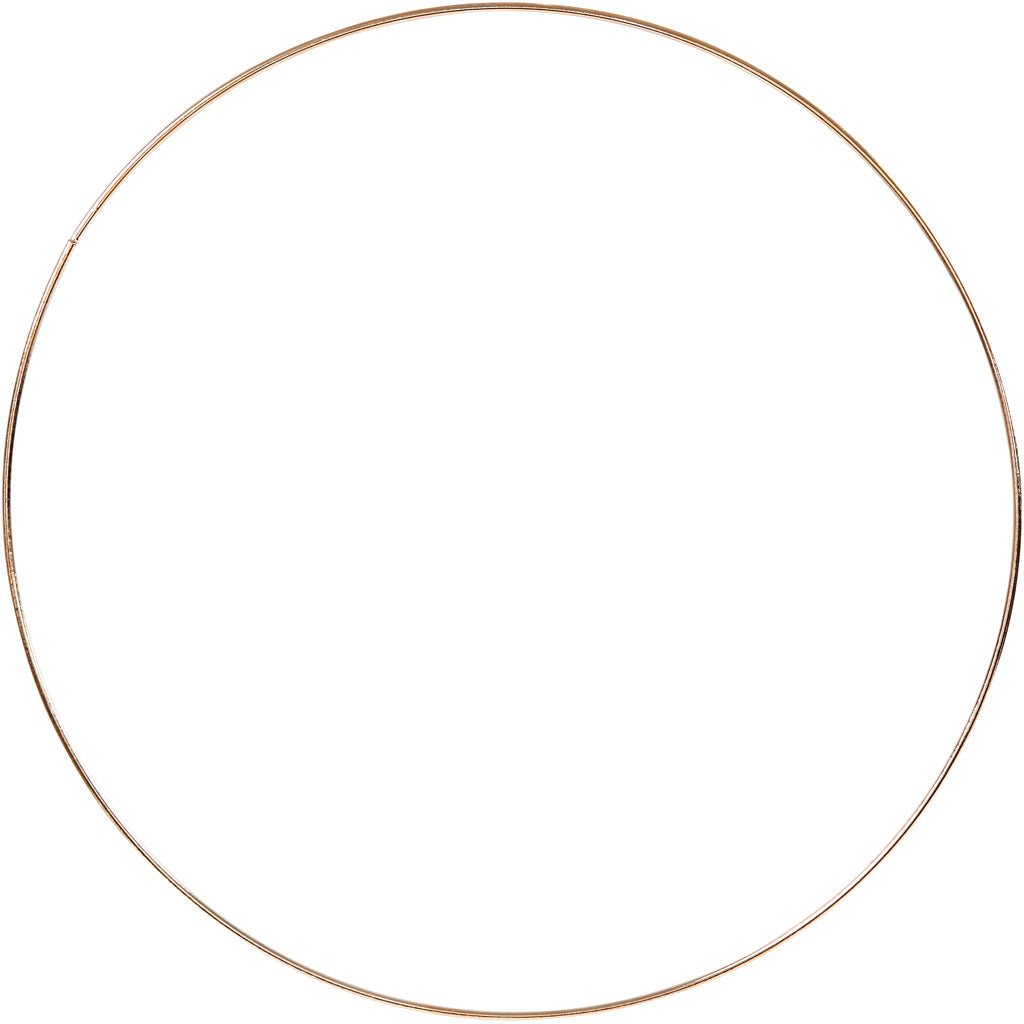 Metalen Draadring Goud, 30cm