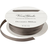Creativ company decoratie lint, b: 6 mm, grijs, 15 m 1 rol