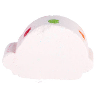 Badbruisbal wolk met regenboogkleuren
