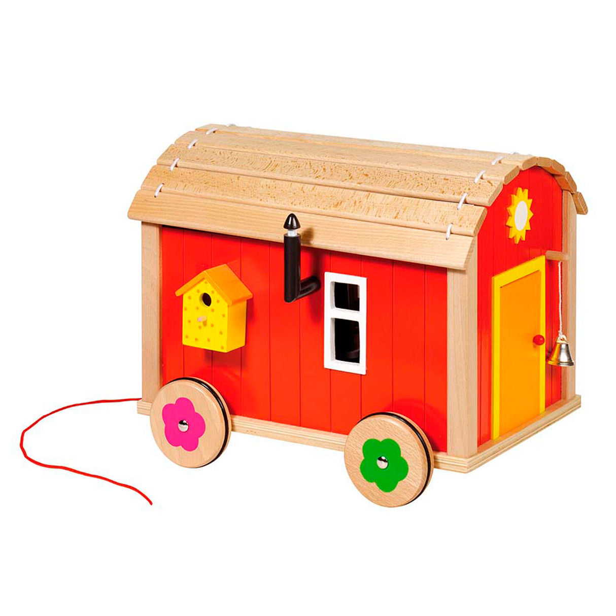 Goki poppenhuis woonwagen