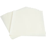 Creativ company lantaarnpapier, vel 30x30 cm, 80 gr, wit, 12 vel 1 doos
