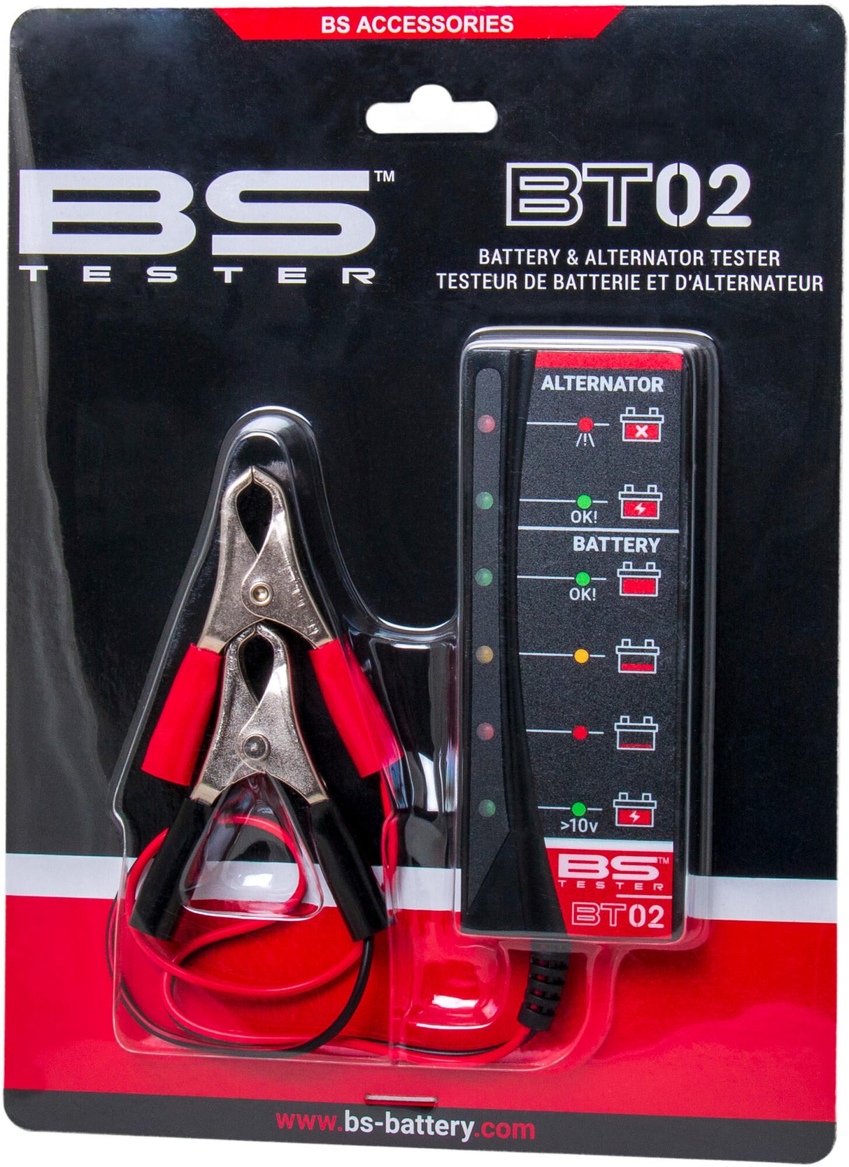 Bs-battery accutester bt02 battery tester bt02 bs-test