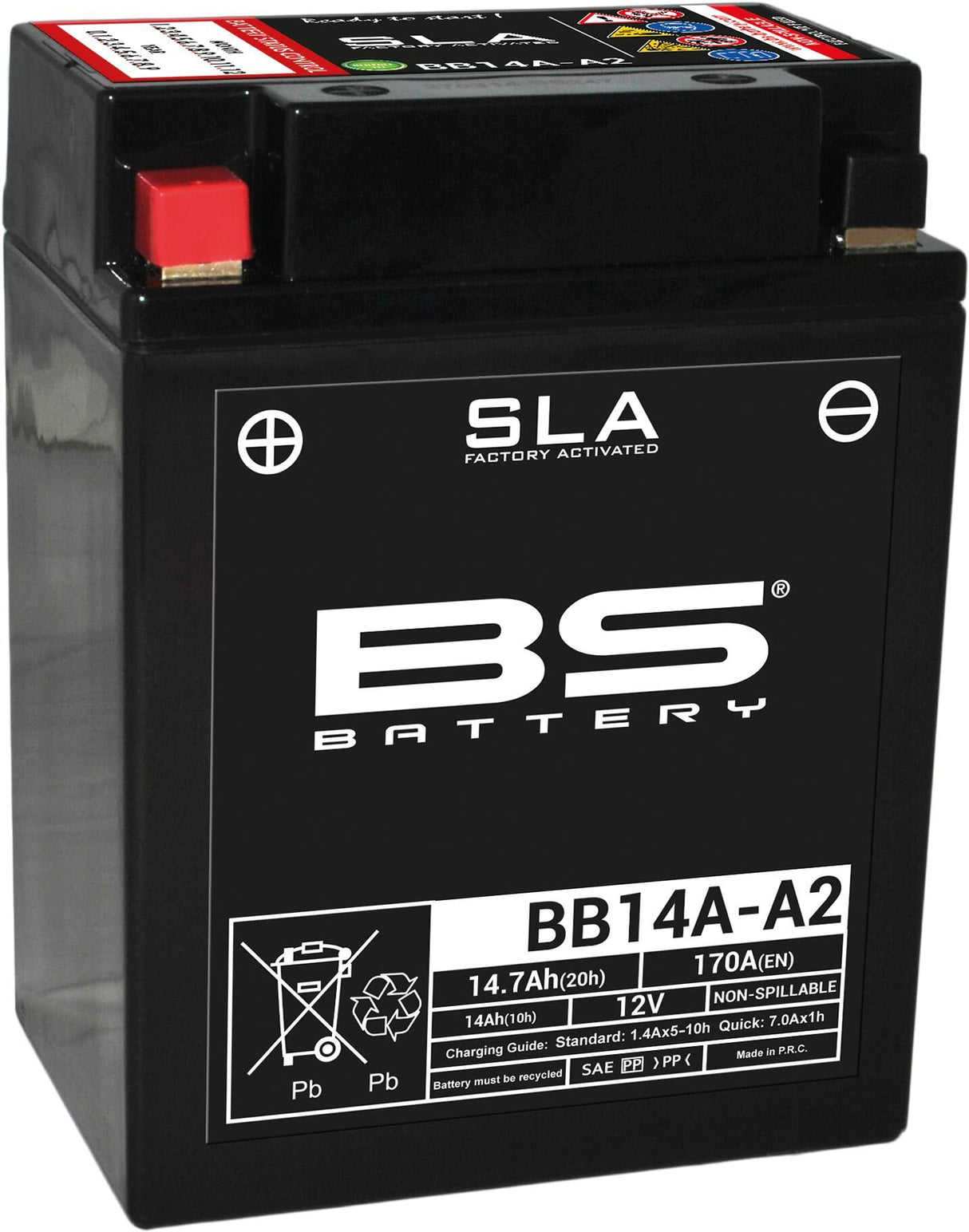 Bs-battery batterij bb14a-a2 . battery bb14a-a2 bs sla