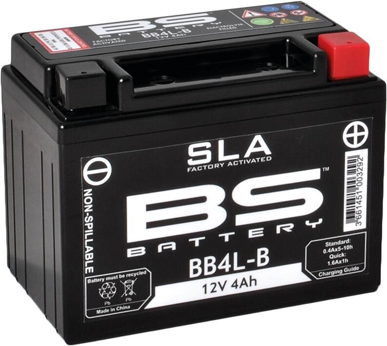 Bs-battery batterij bb4l-b . battery bb4l-b bs sla