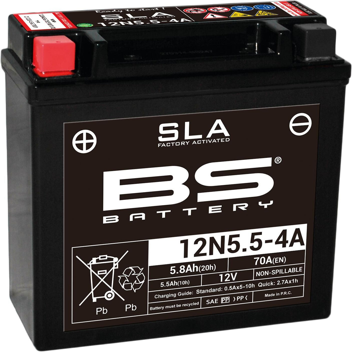 Bs-battery bs-batterij batterij 12n5,5-4a 4b 12n5,5-4a .