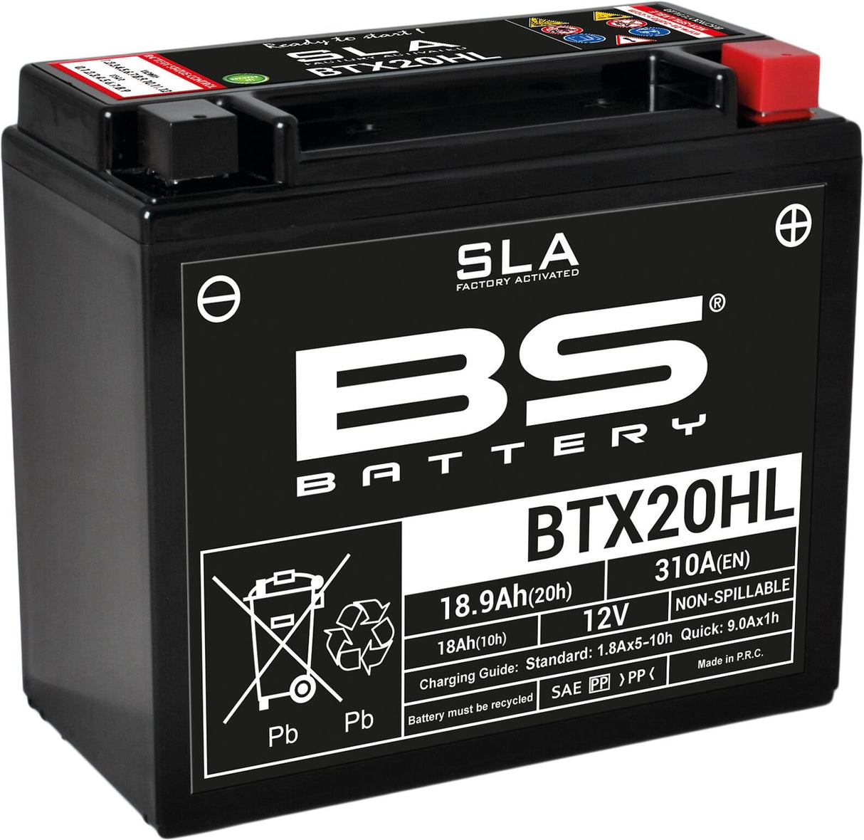 Bs-battery batterij bgz20hl btx20hl btx20hl-bs .