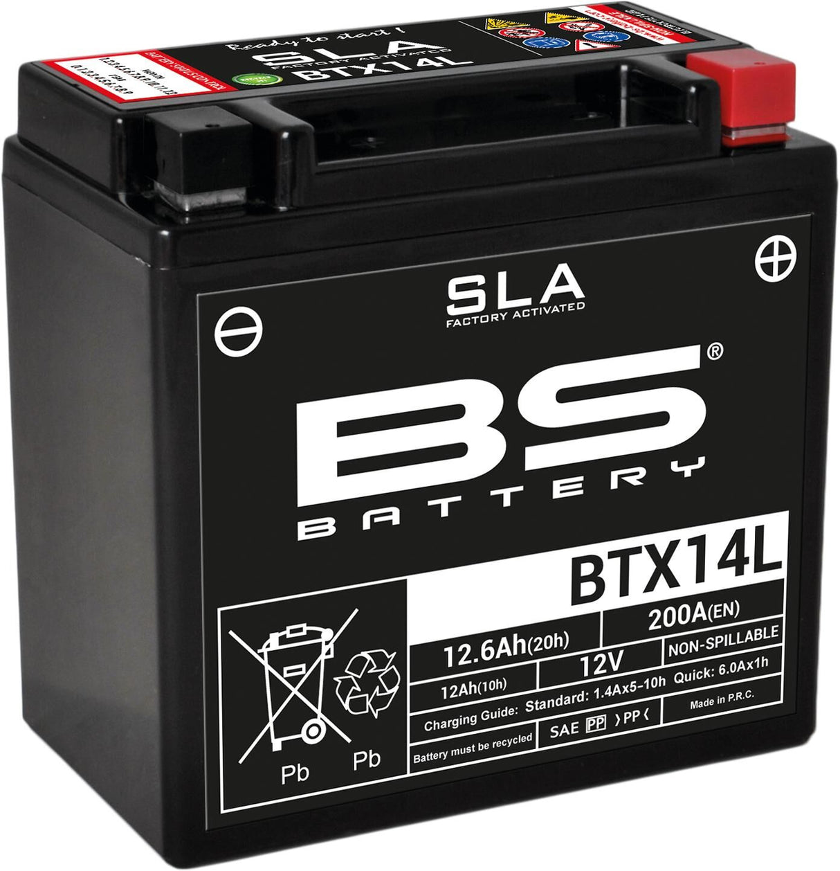 Bs-battery batterij btx14l .