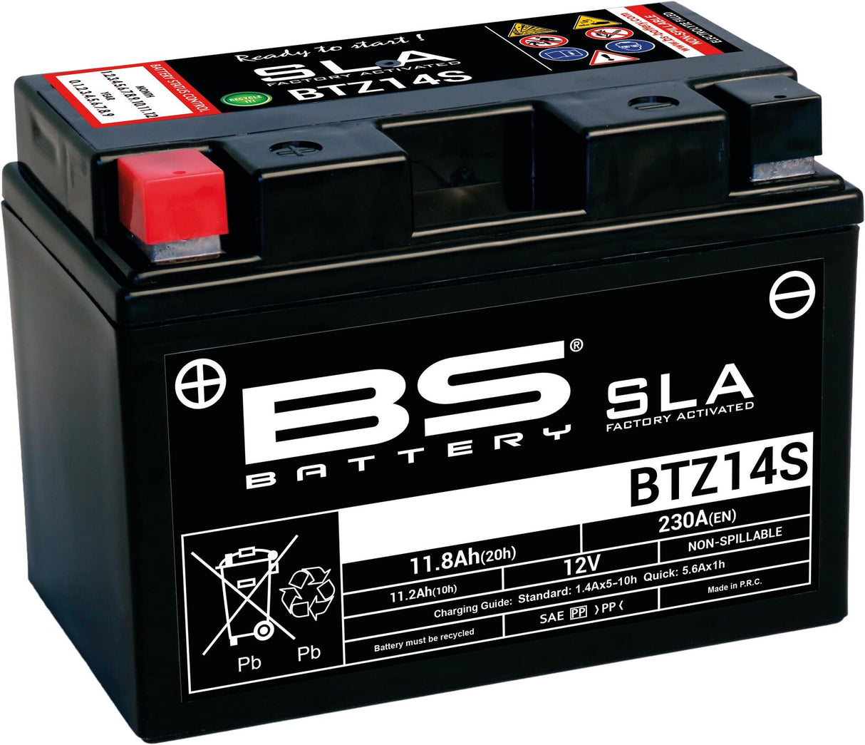 Bs-battery bs-batterij batterij btz14s btz14s-bs .