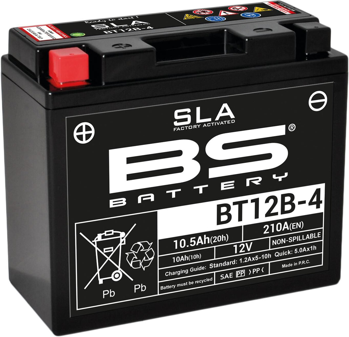 Bs-battery batterij bt12b-4