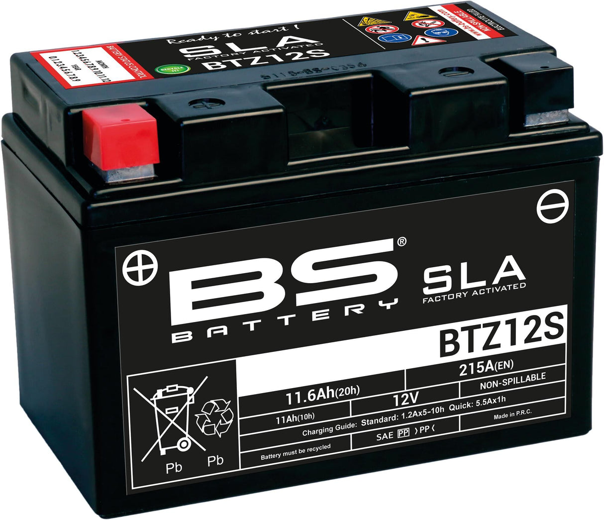 Bs-battery bs-batterij batterij btz12 btz12s-bs .
