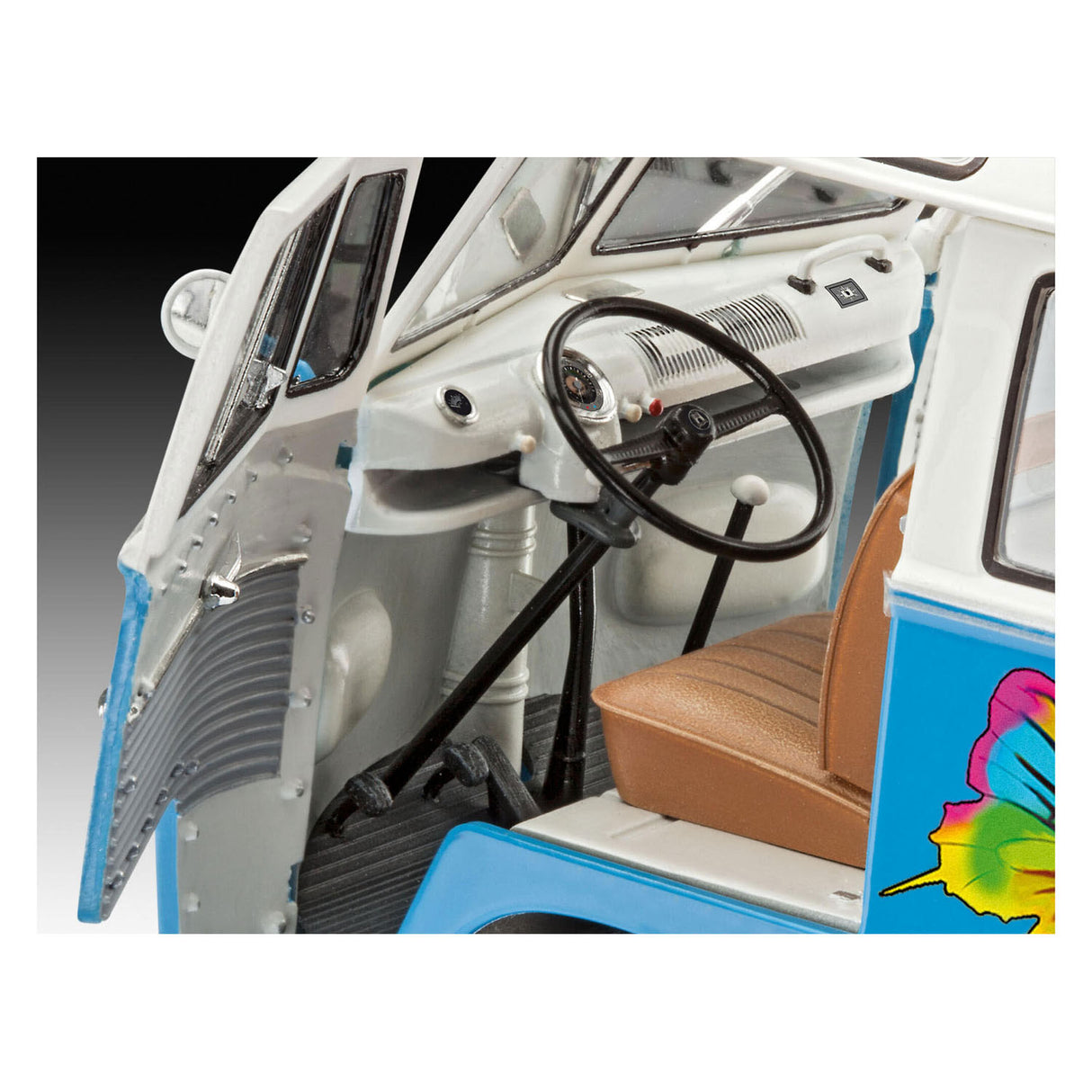 Revell volkswagen t1 samba bus flower power