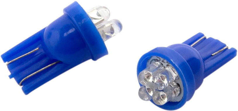 Spahn steeklamp van glas led lamp t10 as 12v 5w blue w2,1x9,5d