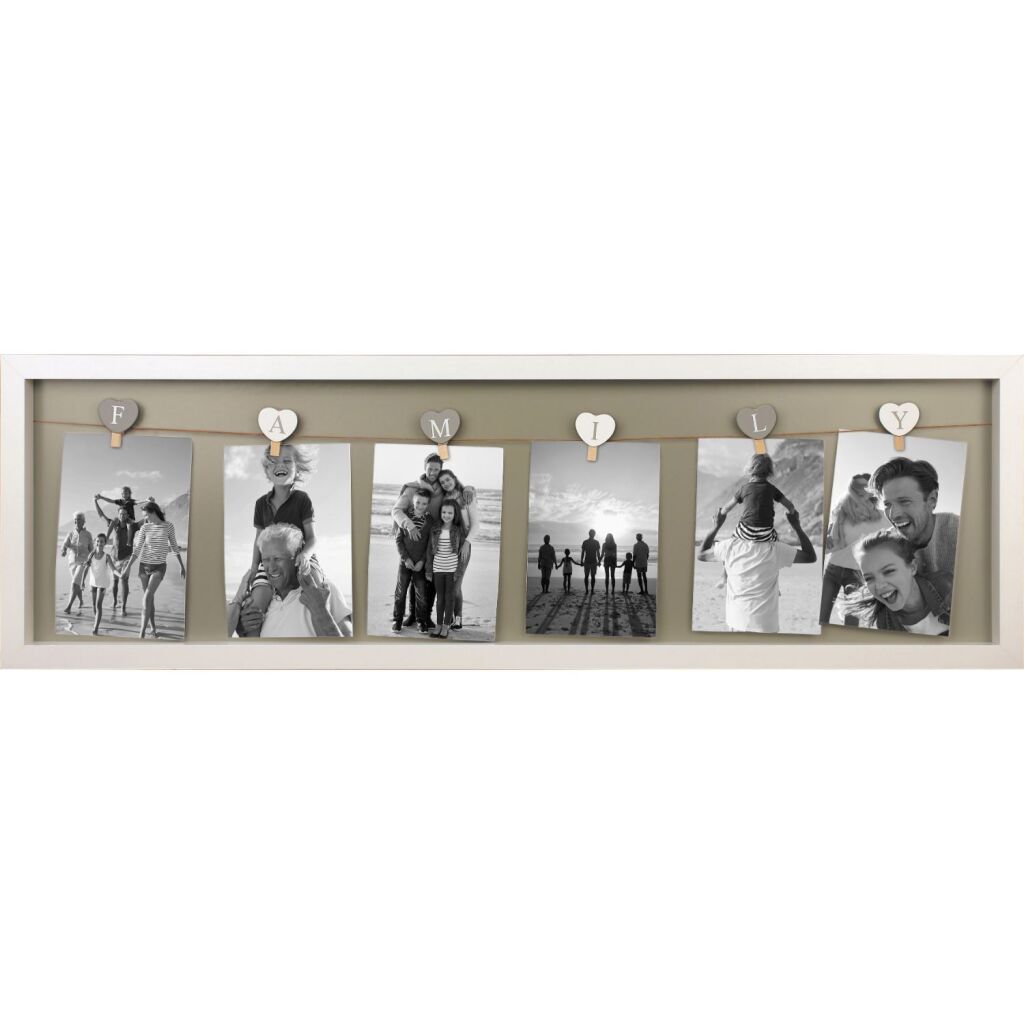 Diversen fotolijst familie mdf 78x24 wit