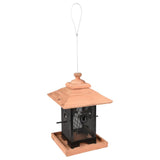 FLAMINGO FLAMINGO Vogelvoedersilo Zulma 22 cm hout zwart en bruin