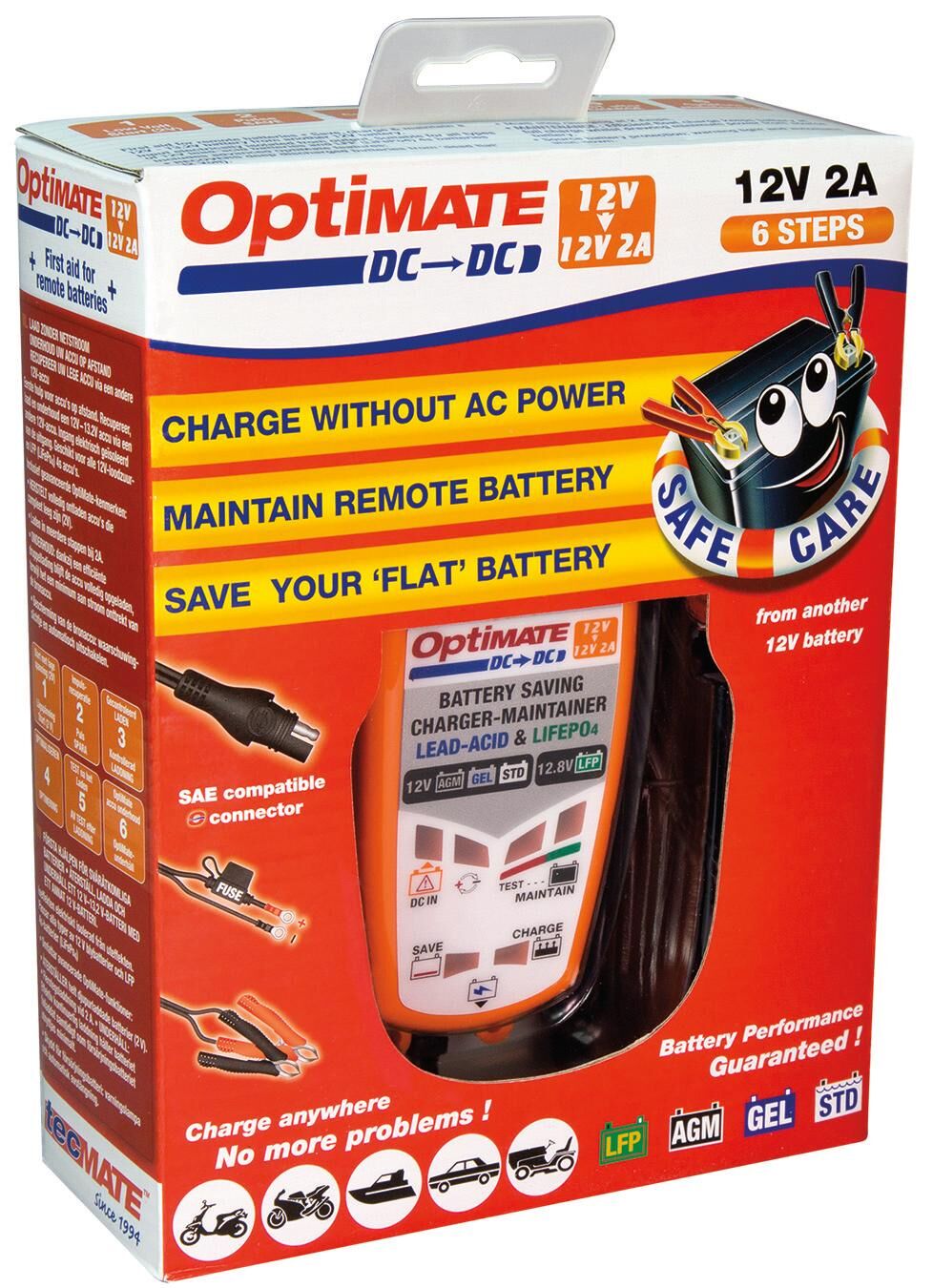 Tecmate acculader optimate dc to dc