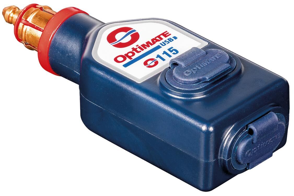 Tecmate usb-adapter usb charger optimate m. din stecker