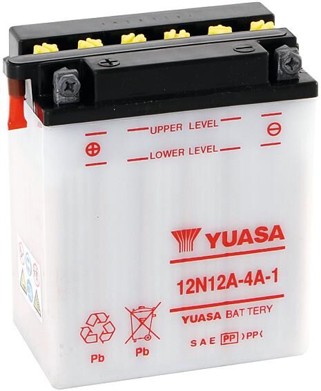 Yuasa batterij 12n12a-4a-1 . battery 12n12a-4a1 standard without sp