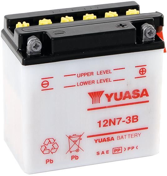 Yuasa batterij 12n7-3b . battery 12n7-3b standard without sp