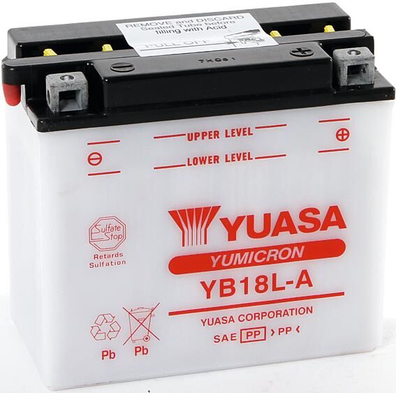 Yuasa batterij yb18l-a .