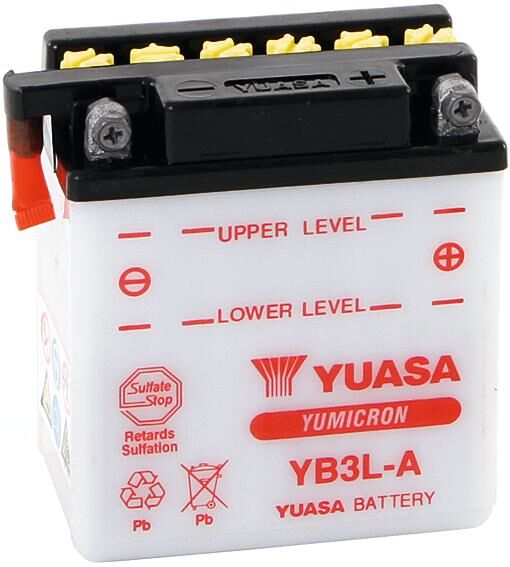 Yuasa batterij yb3l-a .