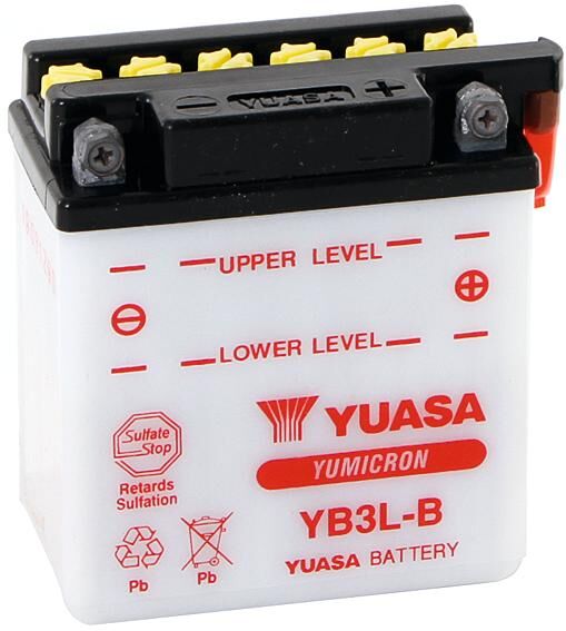Yuasa batterij yb3l-b . battery yb3l-b standard without sp