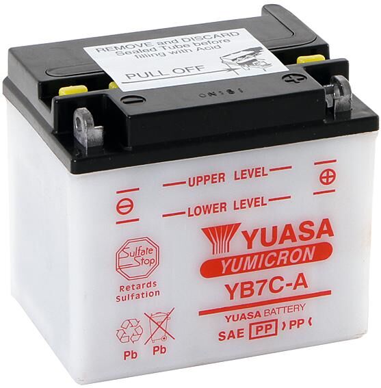 Yuasa batterij yb7c-a .