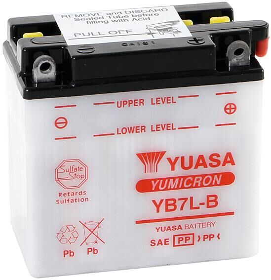 Yuasa batterij yb7l-b .