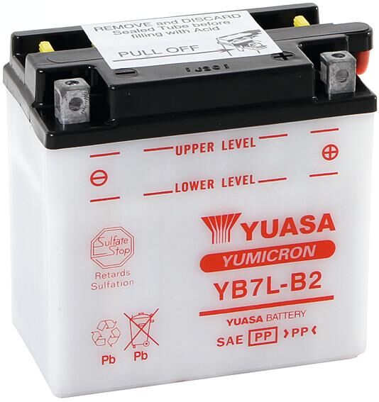 Yuasa batterij yb7l-b2 .