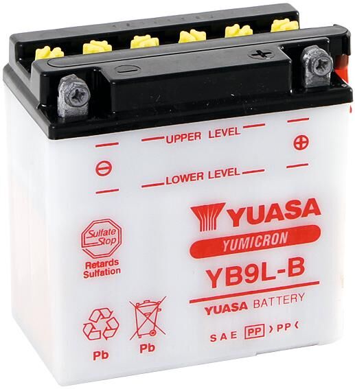 Yuasa batterij yb9l-b .