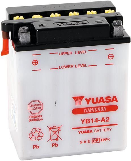 Yuasa batterij yb14-a2 .
