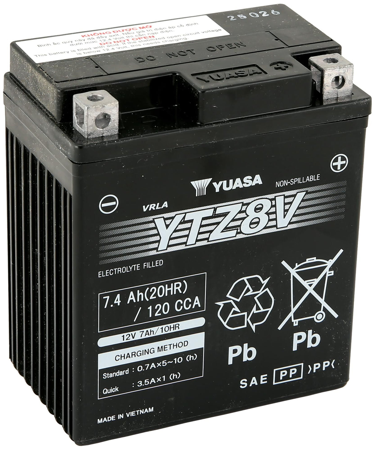 Yuasa batterij ytz8v .