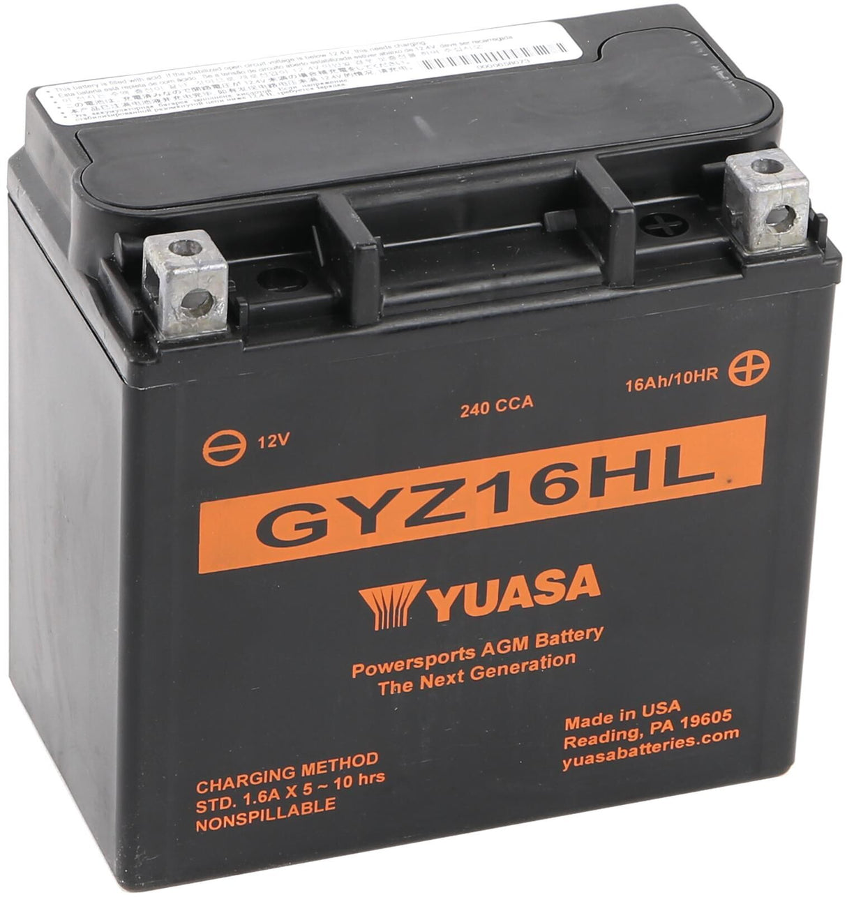 Yuasa batterij gyz16hl .