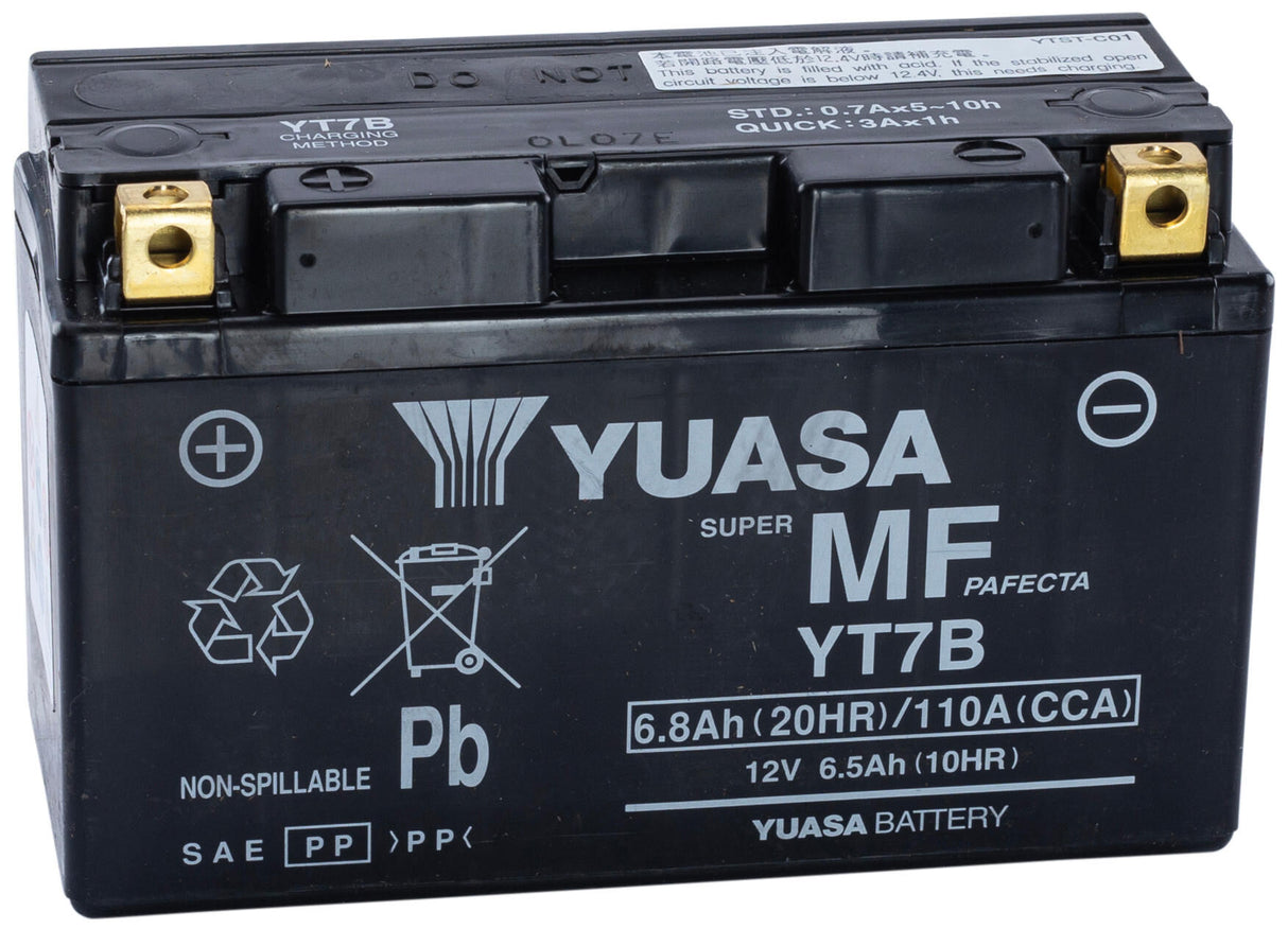 Yuasa batterij yt7b yt7b-bs . battery yt7b agm