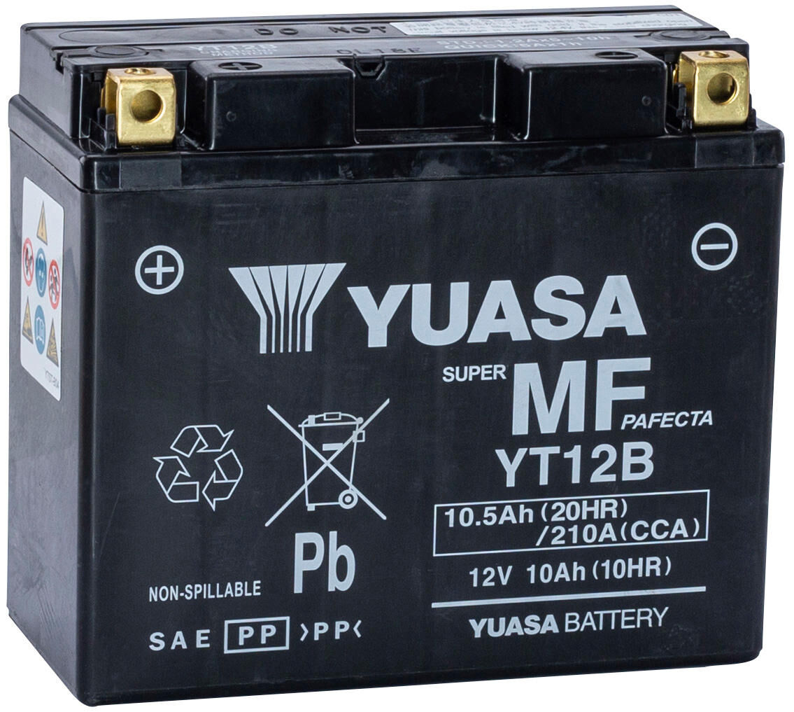 Yuasa batterij yt12b-bs . batterij yt12b agm