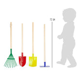 Small foot - houten kinder tuingereedschap, 4dlg.